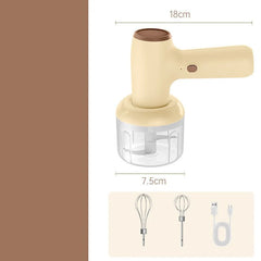 2-in-1 Electric Garlic Chopper &amp; Mini Food Processor